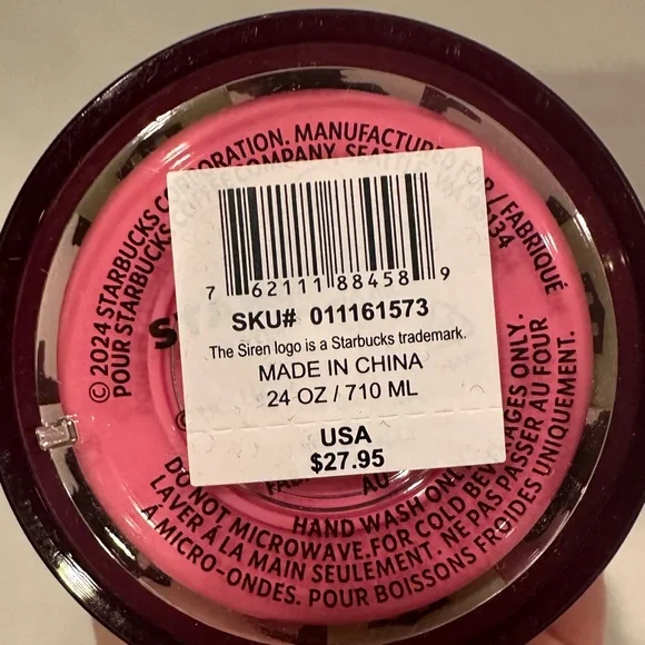 Starbucks Green and Pink Unlimited Tumbler - Picture 5 of 6